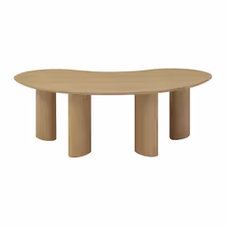 Table Basse Placage Frêne - Naturel Clair - Calynor - Vue supplémentaire 2