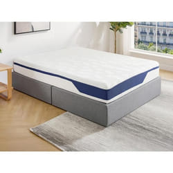 Matelas 140 x 190 cm mousse HD 7 zones et accueil gel à mémoire de forme déhoussable ép.22cm - FAGANI de YSMÉE