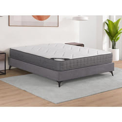Vente-unique - Matelas 140 X 200 Cm Ressorts Ensachés 5 Zones Accueil Mémoire De Forme Ép.23cm - Babylone De Ysmée