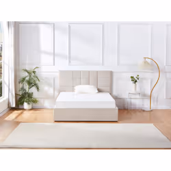 Lit Coffre 160 X 200 Cm - Tissu - Beige - Hopeya De Pascal Morabito - Vue supplémentaire 2
