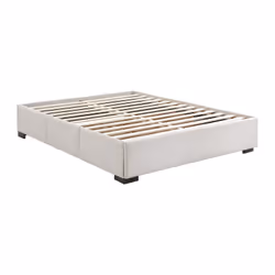 Sommier Avec Tiroirs 140 X 190 Cm - Tissu Beige - Kolane De Ysmée - Vue supplémentaire 2