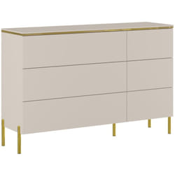 Commode 6 tiroirs - Beige et doré - vukia de Pascal Morabito