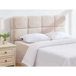 Tête de lit 180 cm - Tissu texturé - Beige - DAMADO de Pascal Morabito