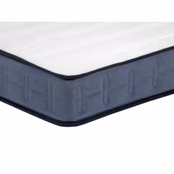 Ensemble 160 X 200 Cm Sommier Tapissier + Matelas Ressorts Ensachés Ép.19cm - Dayni De Ysmée - Vue supplémentaire 2