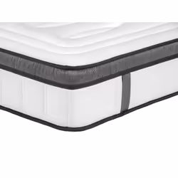 Ensemble 180 X 200 Cm Sommier Coffre Blanc + Matelas Hybride Ressorts Ensachés 7 Zones Et Mémoire De Forme Ép.30cm - Oliane De Ysmée - Vue supplémentaire 2