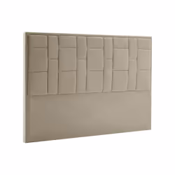 Tête De Lit 180 Cm - Velours - Taupe - Hermine - Vue supplémentaire 2