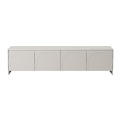 Meuble TV avec 4 portes - Beige - NALYRA de Maison Céphy