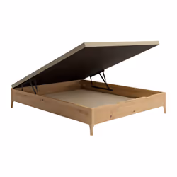Sommier Coffre 160 X 200 Cm - Naturel Clair - Veona De Ysmée - Vue supplémentaire 2