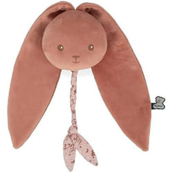 KALOO - Lapin Musical Terracotta Nomade - Peluche Lapinoo Douce pour apaiser bébé - Pratique à Transporter - Doudou Musical -