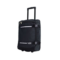 Valise Trolley Cabine Souple Vida VT6072 Roullettes Multi Sangles dattache (Noir (Balck) S-Cabine 55x32.5x20cm -34L)