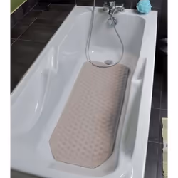 Tapis de Baignoire Identités 818053 Extra-Long Crème antidérapant