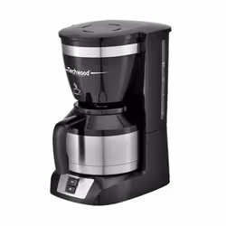 Cafetières Inox Isotherme Techwood TCA-1086I - Capacité du réservoir : 1L (10/15 Tasses) - Coloris Noir
