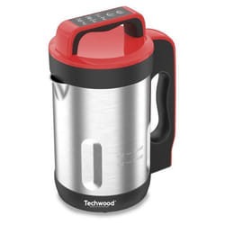 Blender Chauffant - TECHWOOD - TSM-1655 - 1.6L - 1000W - Rouge - 6 Programmes Culinaires