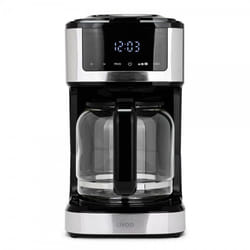 Cafetière électrique programmable Livoo DOD208 15 tasses 18L filtre réutilisable fonction programmation Noir
