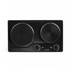 Plaque de cuisson 2 foyers Livoo DOC168N - 2500W - Foyers de Diam. 155 et 185 cm - Plaque encastrable