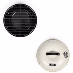 Barbecue À Charbon Portable Livoo Doc301 - Ø34 Cm, Grille Cuisson Chromée - Revêtement En Acier Émaillé, Avec Clapet D'Aération - Vue supplémentaire 2