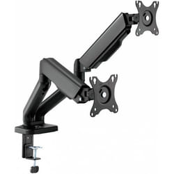 Support double écran articulé MecaMounts Dual pour moniteur PC standard ou incurvé de 17 à 32