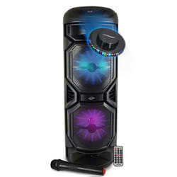 Enceinte DJ Karaoké 800W sur batterie Lumineuse - INOVALLEY - HP59-XXL - Bluetooth USB Micro sans fil Réglage BASS OVNI LED