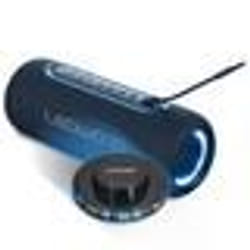 Enceinte Nomade Hifi LEDWOOD XTREM140 LD-XT140BT-BLUE 100W / 10W RMS Bluetooth 5.0 TWS - Etanche IPX5 Autonomie 6H OVNI LED
