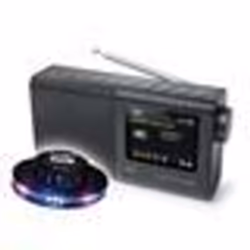 RADIO DAB+ / FM M-117-DB - Radio à lecture numérique FM DAB/DAB+ - 3W - Ecran couleur 2.8 TFT LCD - Lumière OVNI