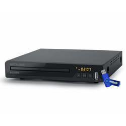 Lecteur DVD Muse M-55 DV - USB sortie HDMI/R.C.A/composite/Coaxiale - FULL HD Mp3 JPEG Xvid - Ecran LED+ clé USB 32gigas