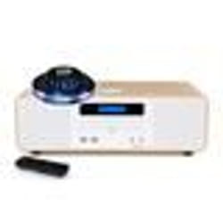 Micro chaine CD/Bluetooth MP3/USB/DAB+ MIC201IDABBT - Puissance 60W - 20 Stations radio mémorisables Animation LED OVNI