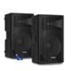 Paire denceinte passive de Sono IBIZA SOUND XTK15-MKII  15/38cm 2x600W - DJ Bass reflex à 2 voies + clé USB 32gigas