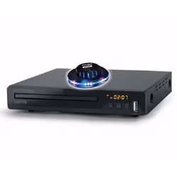 Lecteur DVD - Muse - M-55 DV - USB - FULL HD - Ecran LED - Soucoupe OVNI LED offerte