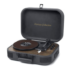 Platine vinyle Muse MT-207 DGB 33/45/78Trs Stéréo 2x5W - Bluetooth Port USB pour lecture/encodage Adapt. 45Trs Noir et bois