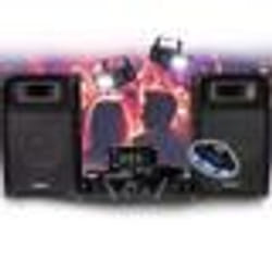 SONORISATION COMPLET Disco 480W IBIZA SOUND DJ300 Ampli - Table de mixage - Enceintes - Micro Pack Lumières OVNI STROBES LED