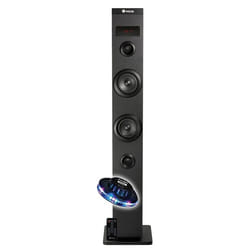 Tour de Son HIFI Bluetooth 50W NGS SKYCHARM avec Télécommande Entrée Optique USB Radio FM et AUX in avec Jeu lumière OVNI LED