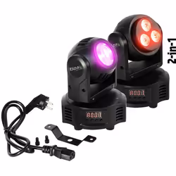 Jeu de lumière Lyre > IBIZA LIGHT MH-BEAM-WASH 14/18 canaux DMX RGBW Stroboscope Dimmer