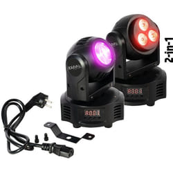 Jeu de lumière Lyre > IBIZA LIGHT MH-BEAM-WASH 14/18 canaux DMX RGBW Stroboscope Dimmer
