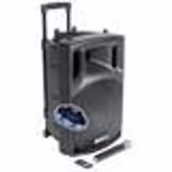 Enceinte Active BOOST150VHF-BT Portable Autonome - 800W -1 5/38CM AVEC USB-MP3 REC VOX BLUETOOTH 1 MICRO VHF Lumière OVNI