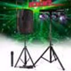 Enceinte Active Gemini 1000W - sur Batterie - USB/Bluetooth/AUX/SD - Microphone  SONORISATION DJ PA PIED  Portique Lumières