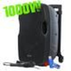 Enceinte Autonome gemini AS 10 TOGO sur Batterie avec Micro  1000 Watts  USB/BT/AUX/SD