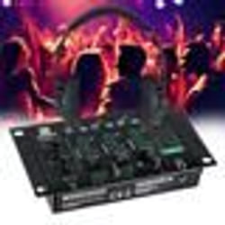 Table de mixage Pronomic DX-26 MKII - à 3 canaux - fonction talkover - Casque - Sonorisation MIX DJ - Pack Découverte