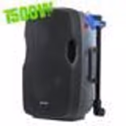 Enceinte active GEMINI AS-12TOGO Sono DJ sur batterie 1500W 12 Pouces avec USB SD Bluetooth RADIO FM +clé USB 32Go