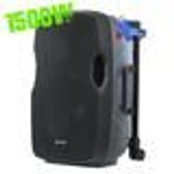 Enceinte active GEMINI AS-12TOGO Sono DJ sur batterie 1500W 12 Pouces avec USB SD Bluetooth RADIO FM +clé USB 32Go