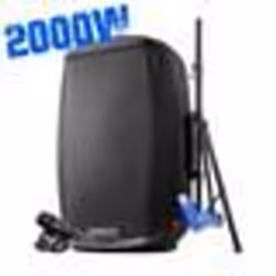 Gemini AS-2115BT-PK Enceinte sono Boomer 15 Puissance 2000W USB SD Bluetooth RADIO FM TWS pied + Clé USB 32G