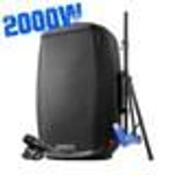 Gemini AS-2115BT-PK Enceinte sono Boomer 15 Puissance 2000W USB SD Bluetooth RADIO FM TWS pied + Clé USB 32G