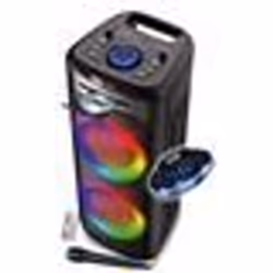 Enceinte DJ 1000W Lumineuse Lecteur CD Inovalley MS06-CD-XXL - Bluetooth 5.0 USB - Karaoké RADIO FM LIGHT OVNI Soirée Fête