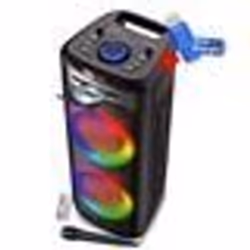 Enceinte Autonome Lumineuse Avec Lecteur CD Inovalley MS06-CD-XXL - Bluetooth 5.0 / USB - 1000W - Karaoké RADIO FM+ Clé USB 3 ...