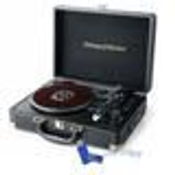 Platine vinyle stéréo vintage collection 33/45/78 tours avec enceintes intégrées - USB/SD/AUX - Clé USB 32gigas