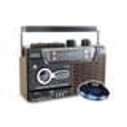Radio-cassette USB look Rétro OLDSOUND Inovalley RK10N - Radio FM/AM/SW Lecteur enregistreur K7 audio 1 x 8W LED OVNI