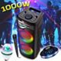 Enceinte Autonome - Inovalley - MS06-CD-XXL - Bluetooth 5.0 - 1000W - Karaoké RADIO FM