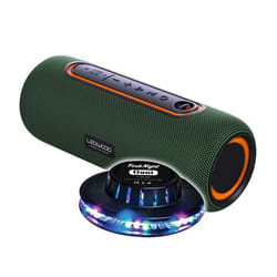 Enceinte Nomade LEDWOOD XTREM140 LD-XT140BT-GREEN 100W/10W RMS Bluetooth 5.0 TWS Etanche IPX5 Autono. 6H Jeu Lumière Ovni