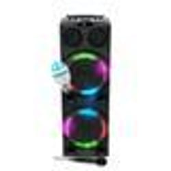 Enceinte Sono Party Box Muse M-1982 DJ 600W USB/Bluetooth / Entrées AUX/Micro/Guitare Ambiance LED multicolore Lumière DIAMS