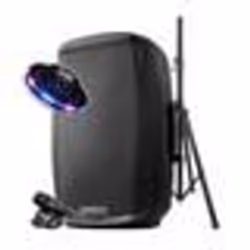 Enceinte active Gemini AS-2115BT-PK Boomer 15 Puissance 2000W USB Bluetooth RADIO FM TWS pied micro Jeu de lumière OVNI