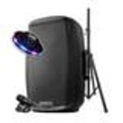 Enceinte active Gemini AS-2115BT-PK Boomer 15 Puissance 2000W USB Bluetooth RADIO FM TWS pied micro Jeu de lumière OVNI